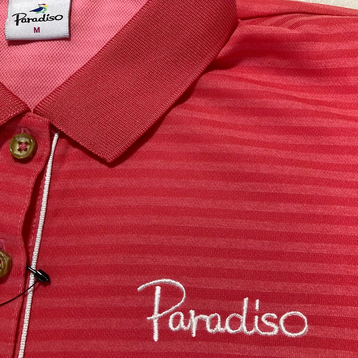 ブリヂストン パラディーゾ ゴルフ ウェア レディース ポロシャツ ピンク半袖M