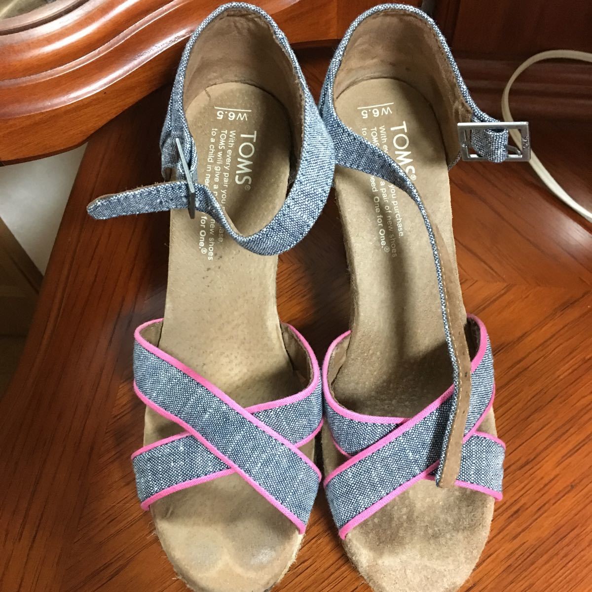 TOMS w6、5 ウエッジソール_画像1