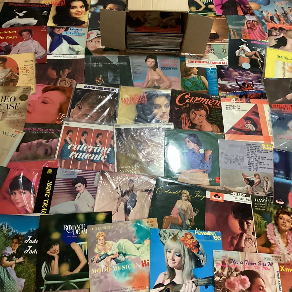 1箱【約90枚】ペラジャケ 美女ジャケ レコード LP 大量セット まとめ