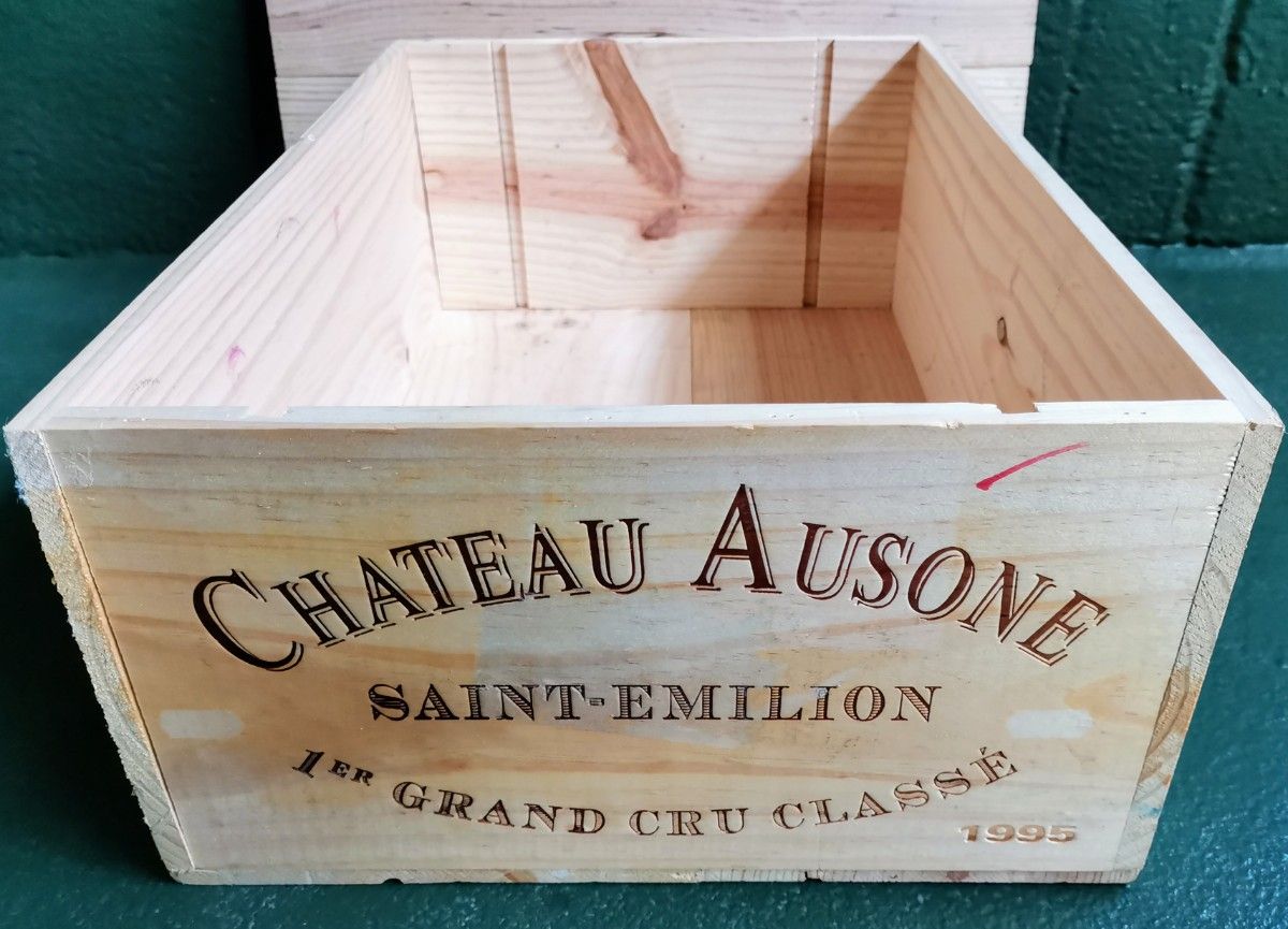 フランスボルドーワイン木箱１ 1995年CHATEAU AUSONE / シャトー