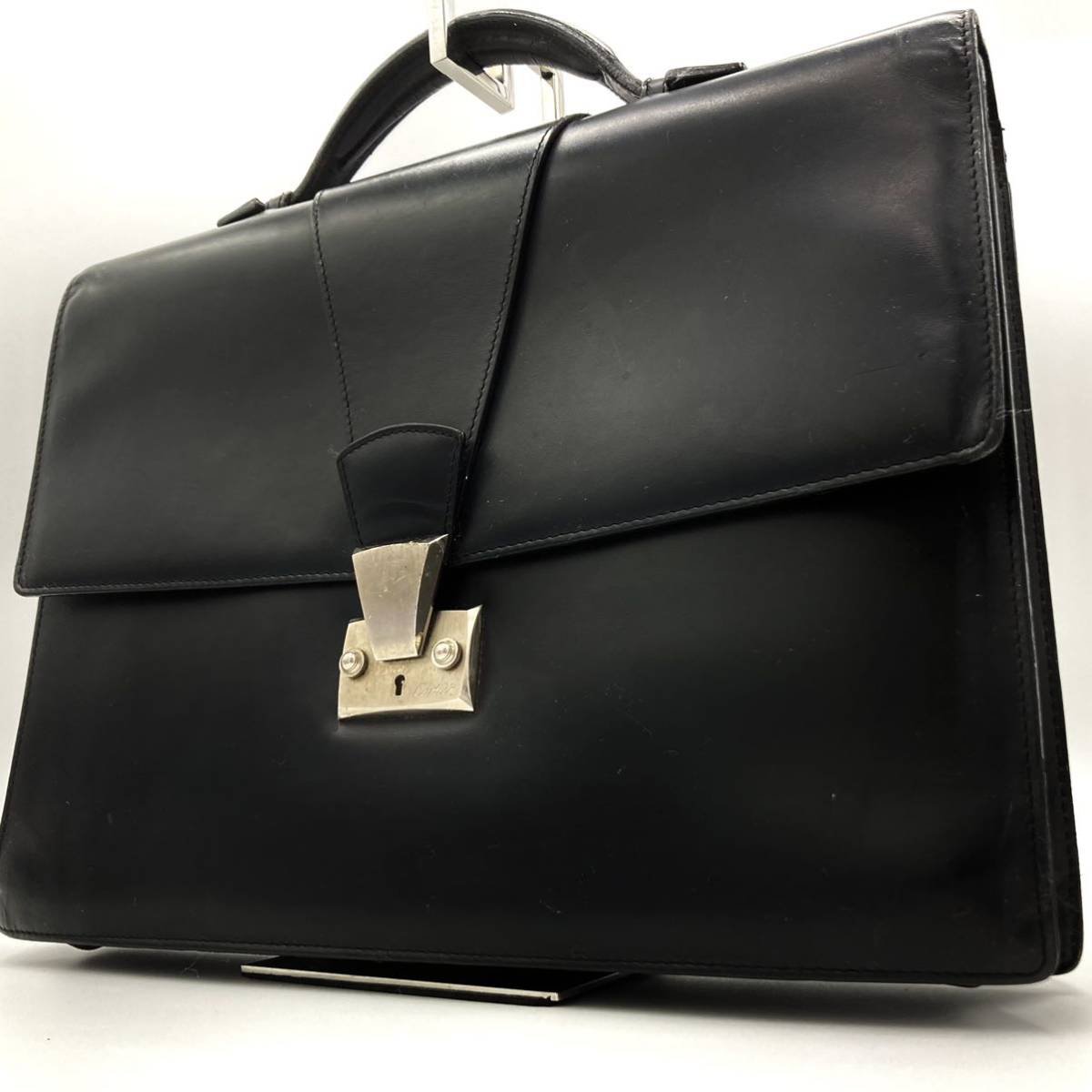 1円【良品】 Cartier カルティエビジネスバッグブリーフケースオール