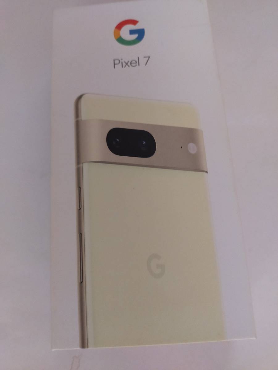 美品 Google Pixel7 8GB/128GB lemongrass pixel 7aの上位モデル SIM