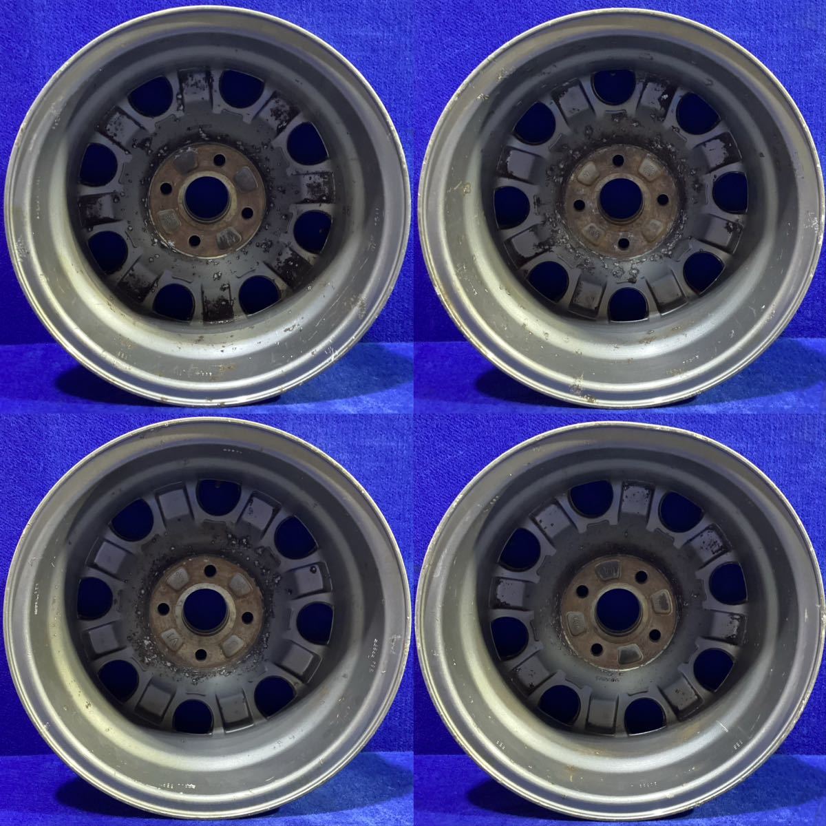  rare!* Volkswagen Golf Ⅱ*14 -inch * original wheel *14x6J/ offset +38/PCD100-4H*4 pcs set * old car 