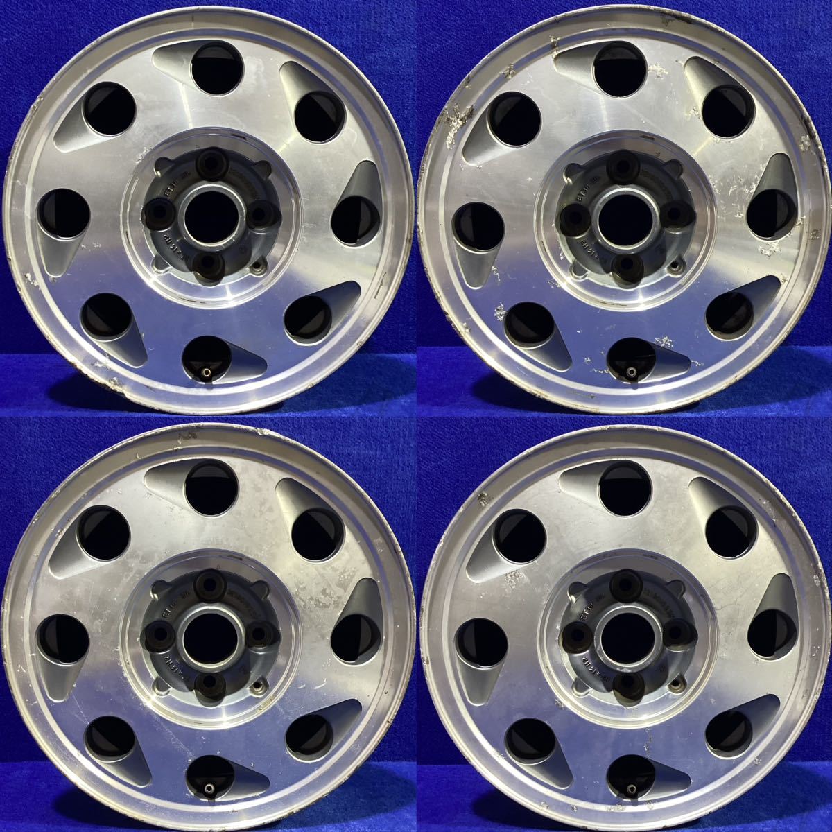  rare!* Volkswagen Golf Ⅱ*14 -inch * original wheel *14x6J/ offset +38/PCD100-4H*4 pcs set * old car 