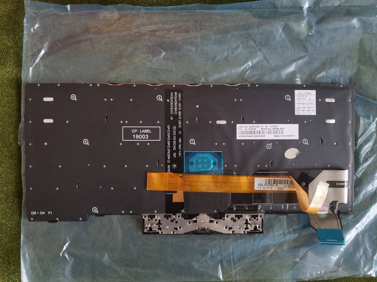 ThinkPad X280用 英語キーボード バックライト付き 01YP000 送料210円 JChere雅虎拍卖代购