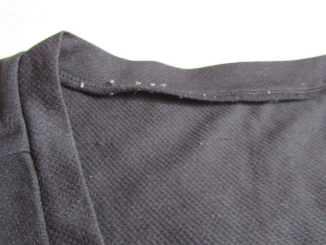 メンズ Mサイズ YONEX ノースリーブ シャツ USED スレ・使用感有り インナーシャツ ヨネックス ブラック系 テニス バドミントン 他の画像5