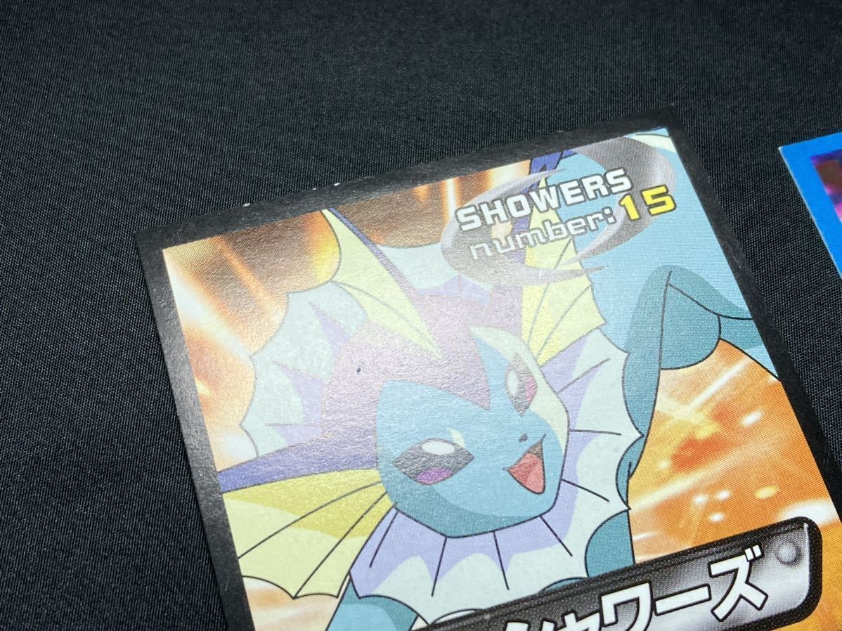 トップ 製菓 ポケモン シール ステッカー シャワーズ 2種 ダイヤモンドパール トップサン ノーマル Top Pokemon Sticker Vaporeon Topsun_画像3