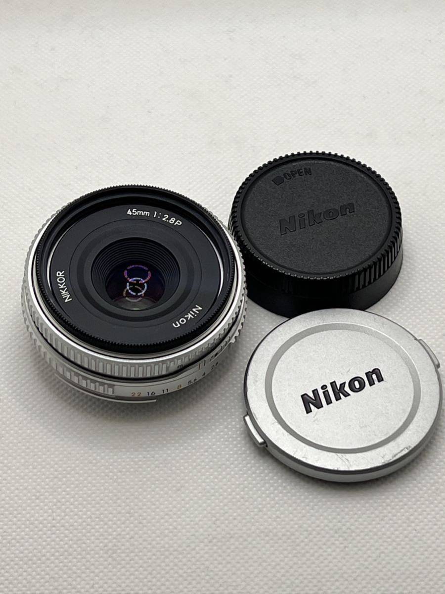 破格値下げ】 Nikon ニコン AI NIKKOR 45mm F2.8P シルバー ニコン