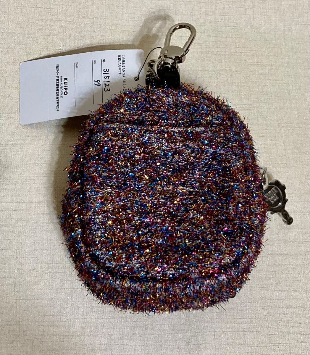 ANNA SUI エコバッグ ポータブルトートバッグ ホウホウ ポーチ付 ANNA SUI エコバッグ ポータブルトートバッグ ホウホウ ポーチ付