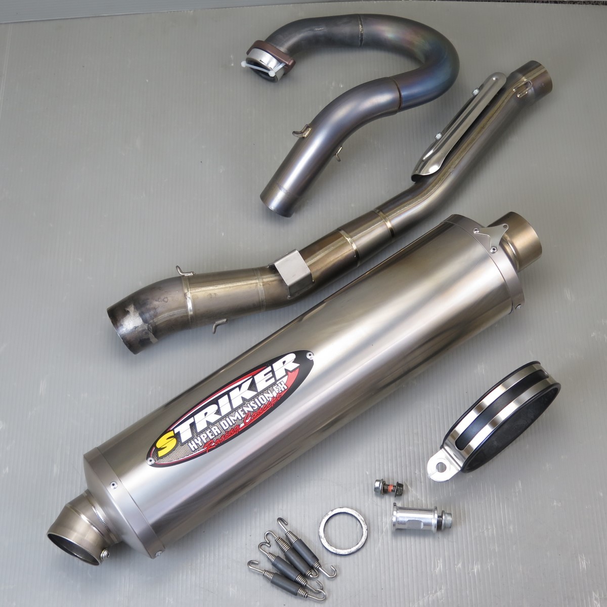 STRIKER ストライカー DR-Z400 SK44A DRZ チタンエキパイ ◇◇STRIKER/ストライカー DR-Z400 SM SK44A DRZ チタンフル