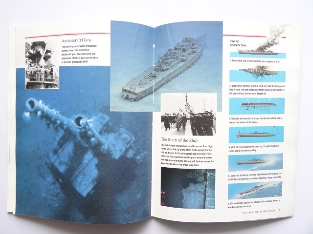 洋書◆戦艦ビスマルク写真集 本 海底調査 沈没船 ナチス ドイツ 海軍_画像9