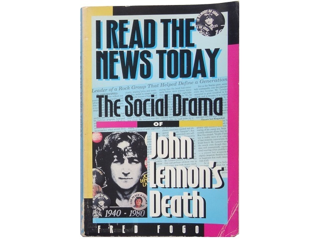 洋書◆ジョン・レノンの死について 本 ビートルズ_画像1