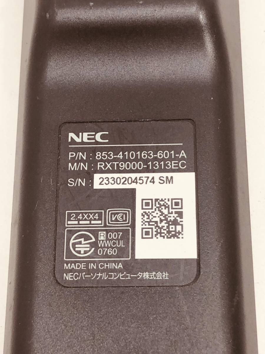 【NEC リモコン JF35】送料無料 動作保証 即日発送 853-410163-601-A　VW770/HS6 VW770/GS6 VN770/F VW770/WG6R_画像3