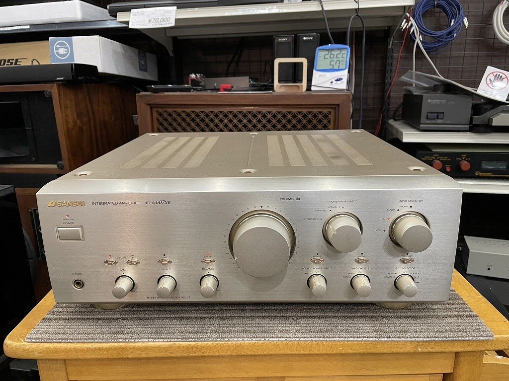 新着 サンスイ SANSUI 【動作品】プリメインアンプ AU-α607XR サンスイ