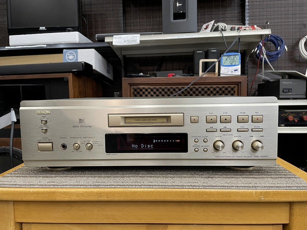 お得】 デノン DENON 【動作品】MDデッキ DMD-1600AL 一般