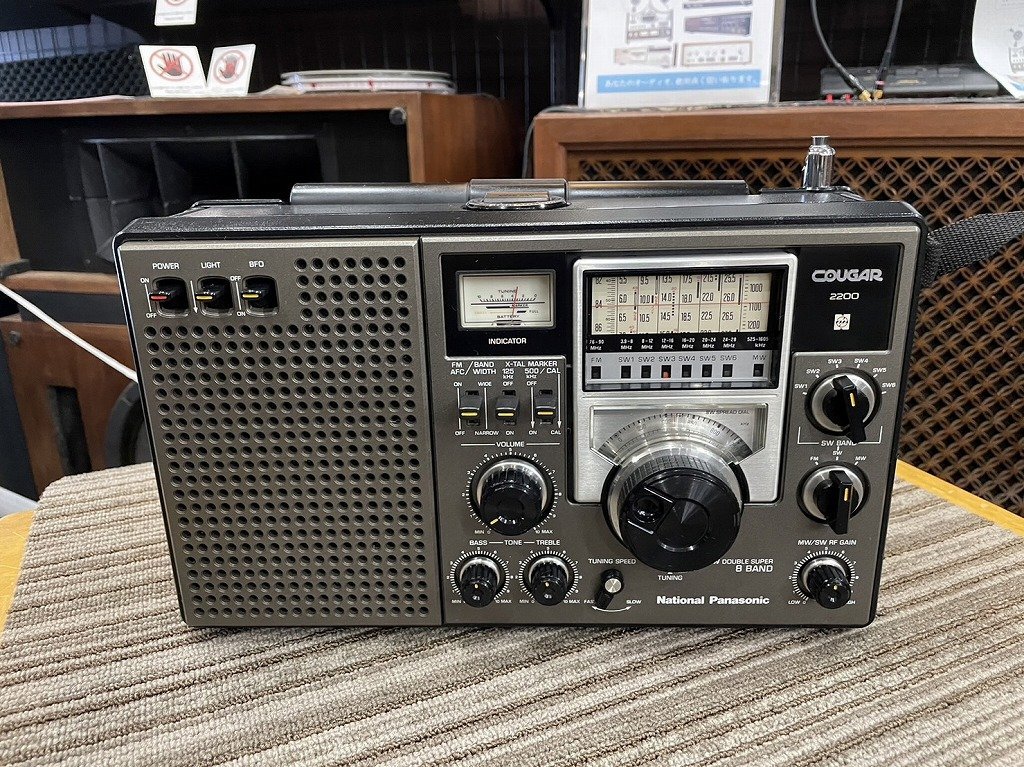 新しい到着 ナショナル National RF-2200 COUGER 【整備品】BCLラジオ