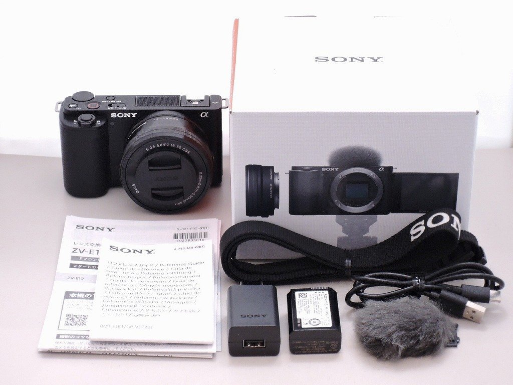 タイムセール！】 SONY ソニー ミラーレス一眼カメラ ZV-E10 VLOGCAM