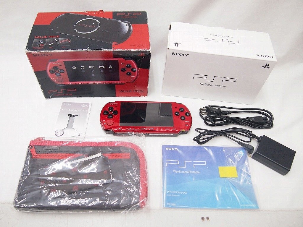 SONY PSP-3000 レッド