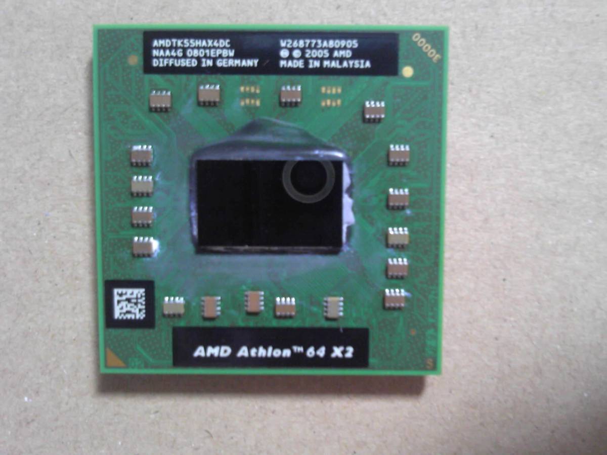 AMD Athlon 64 X2 TK-55 1.8GHz Socket S1 S1G1の画像1