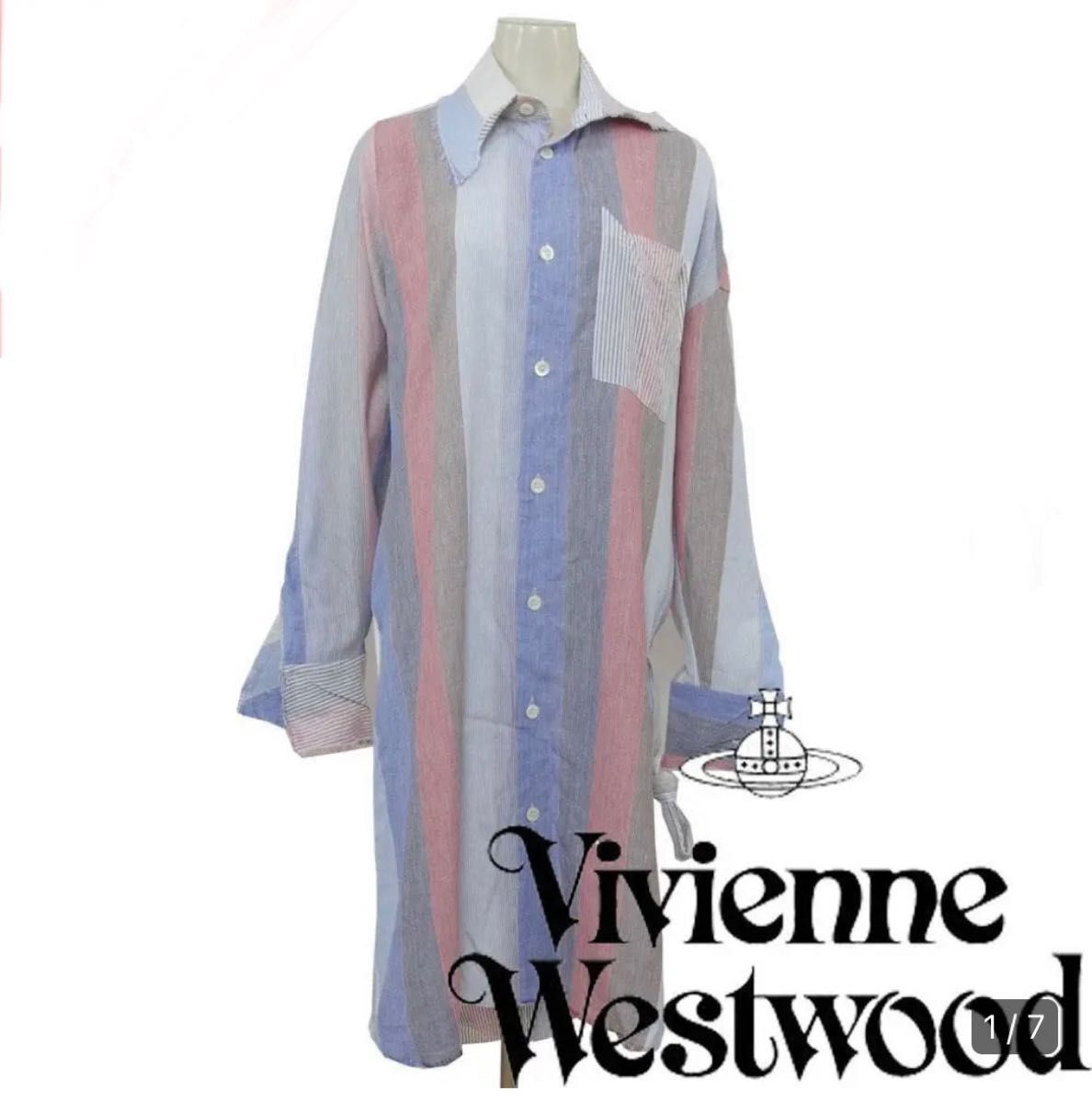 vivienne westwood シャツワンピース　新品未使用タグ付きです。　定価75000円＋税