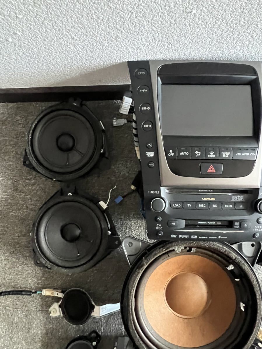 レクサス GS 純正 MARK LEVINSON マーク レビンソン オーディオ