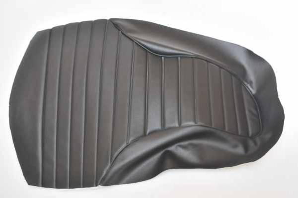 縫製済 GPZ1100 水冷 防水タックロール レザー 表皮 カバー 黒 シート kawasaki gpz1100 water proof seat leather black_画像1