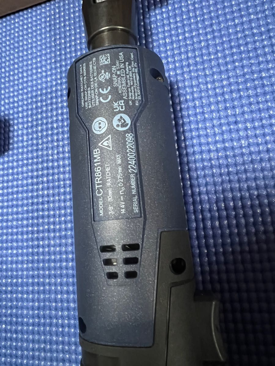 スナップオン新型 3/8 CTR861MBW1 電動 リングライト付|Yahoo スナップオン新型 3/8 CTR861MBW1 電動 リングライト付|Yahoo