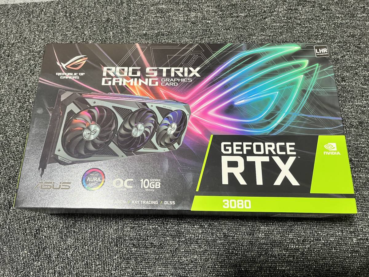 新品　ASUS ROG Strix GeForce RTX 3080 V2 OC Edition 10GB GDDR6X（LHR版） グラフィックスボード ROG-STRIX-RTX3080-O10G-V2-GAMING