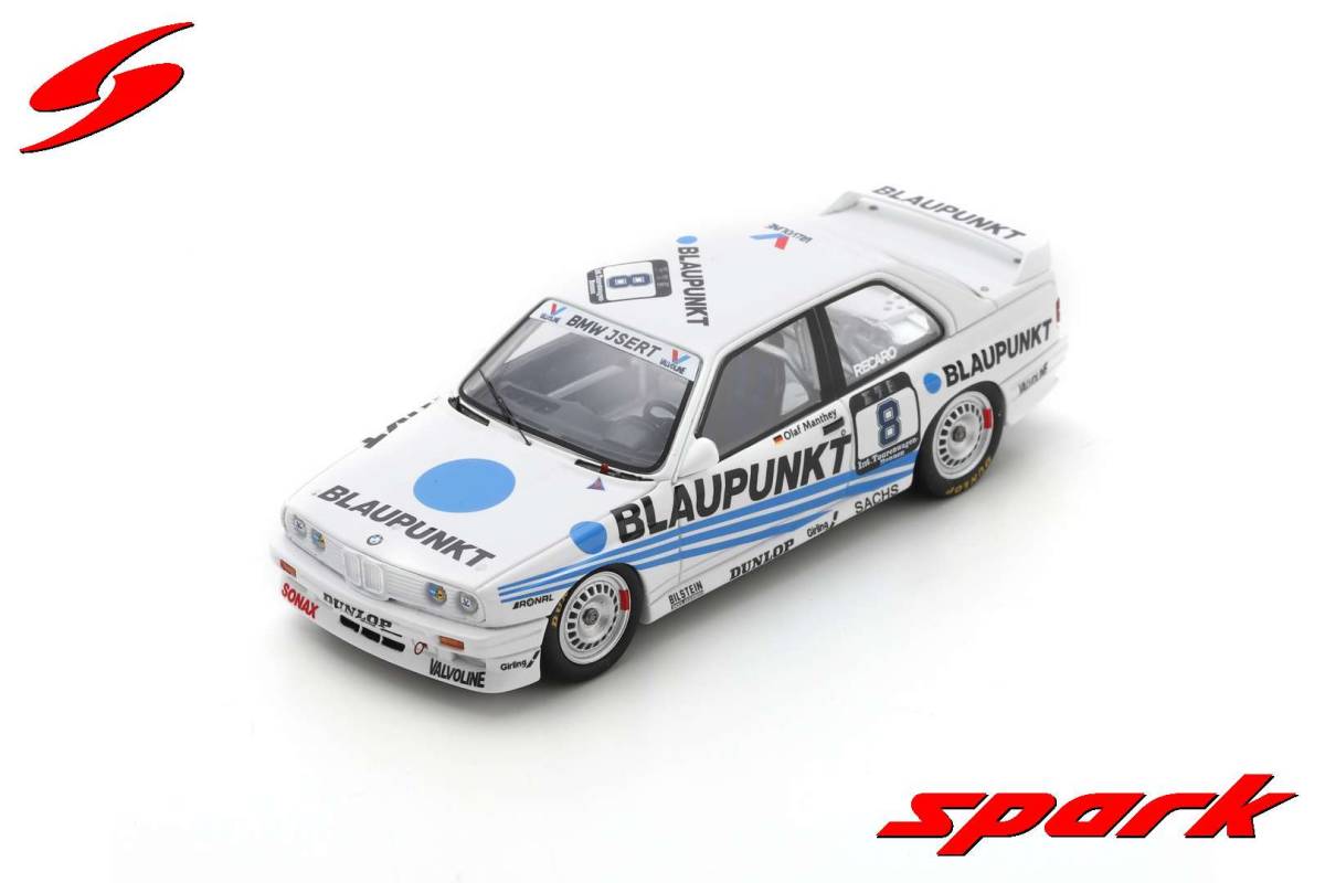 ■限定500pcs. スパークモデル 1/43 1988 BMW M3 (E30) #8 O.マンタイ DTM