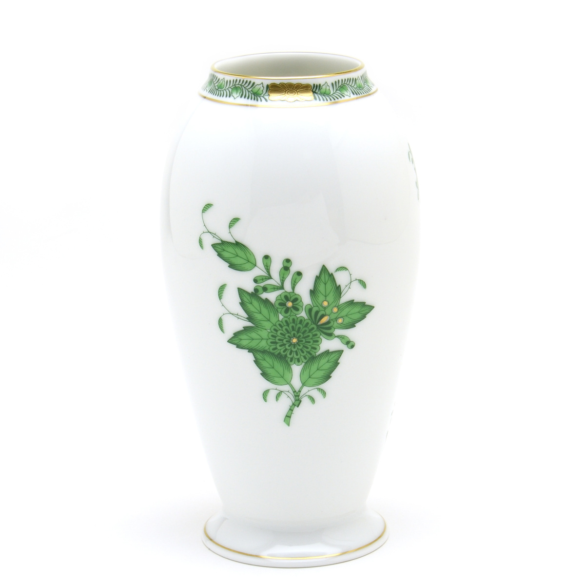 専門ショップ 花器 花生け 磁器製 アポニーグリーン 花瓶(07012