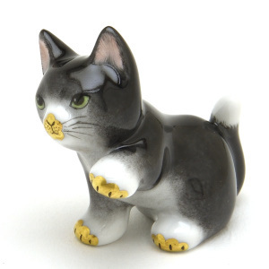 超高品質で人気の 飾り物 置物 猫 磁器製 ハンドペインティング 手招きネコ(ミニ) ヘレンド(Herend) フィギュリン 新品 ハンガリー製 ねこ その他 超高品質で人気の 飾り物 置物 猫 磁器製 ハンドペインティング 手招きネコ(ミニ) ヘレンド(Herend) フィギュリン 新品 ハンガリー製 ねこ その他