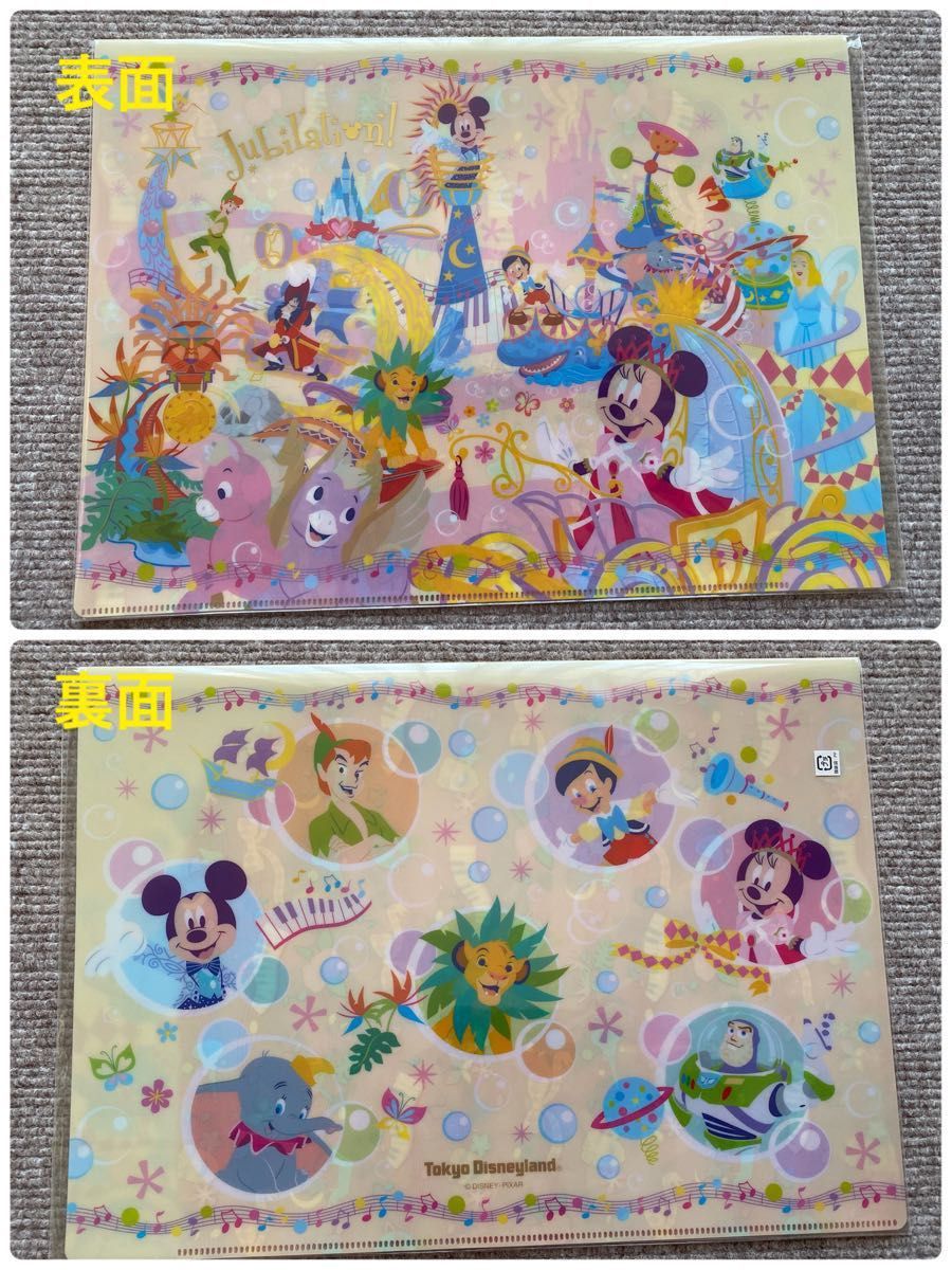東京ディズニーリゾート 25周年 クリアファイル TDR ディズニーランド ディズニーシー ハロウィン