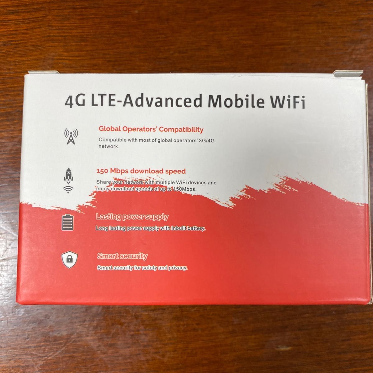 【新品未使用】4G LTE-Advanced Mobile Wifiルーター