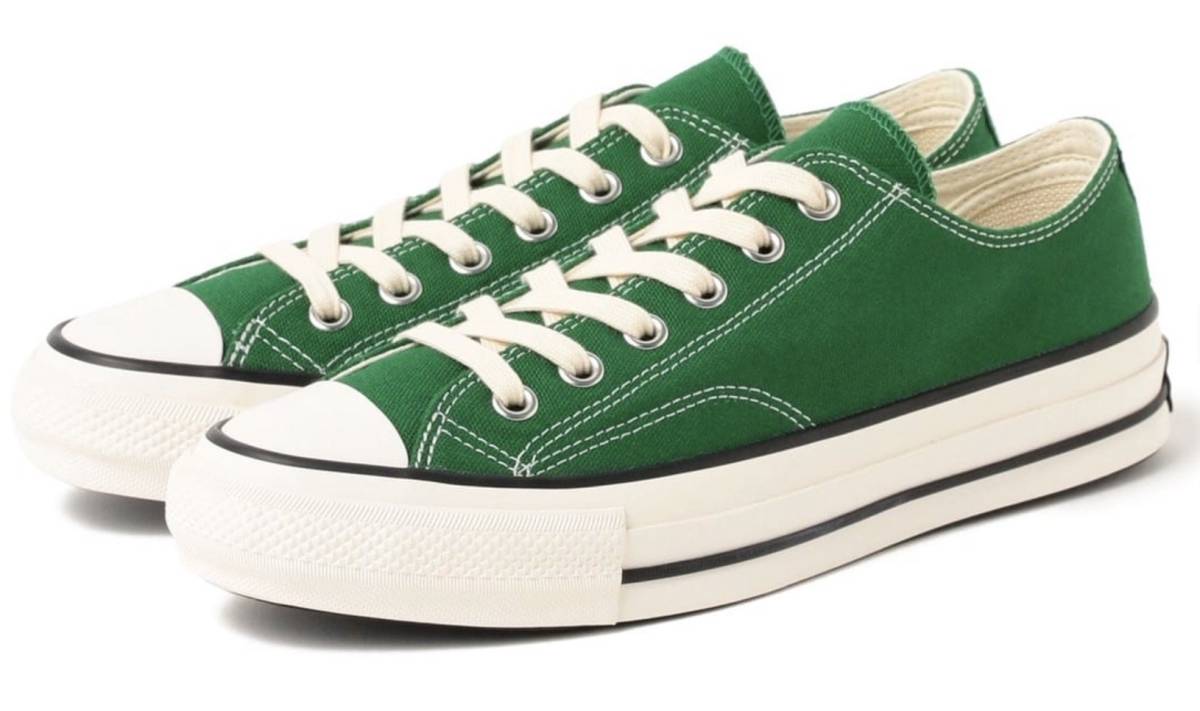 CONVERSE コンバース ADDICT / CHUCK TAYLOR CANVAS OX グリーン サイズ7 25.5cm 未使用品_画像1