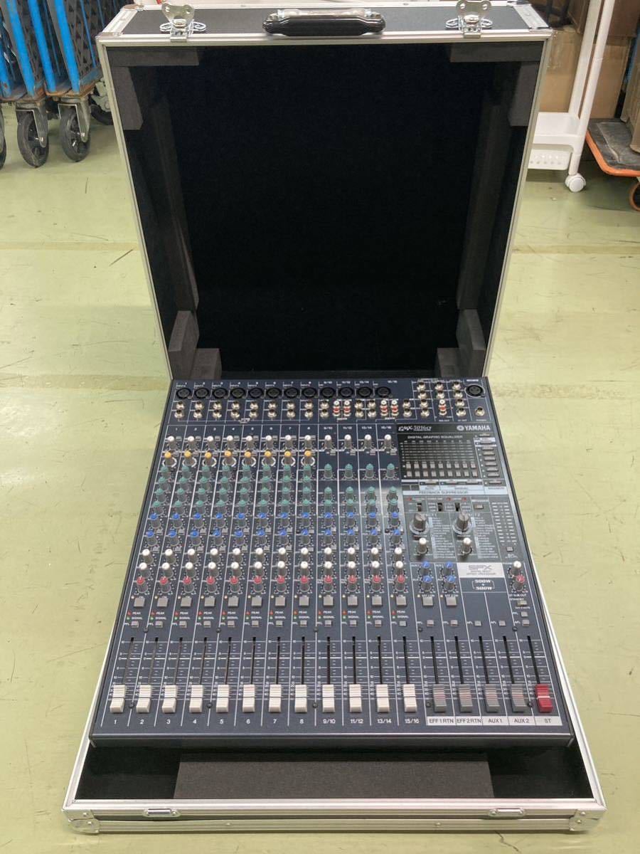 ≡F YAMAHA EMX5016CF POWERED MIXER パワードミキサー 動作確認済み