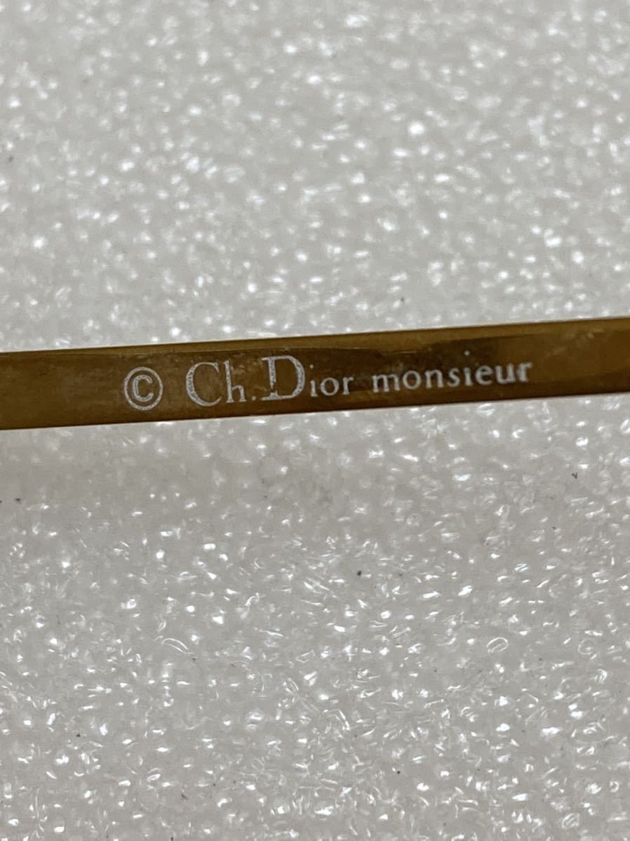 YK5929 レトロ　Christian Dior MONSIEUR ディオールムッシュ―メガネ 眼鏡 メンズ 現状品　0816_画像9