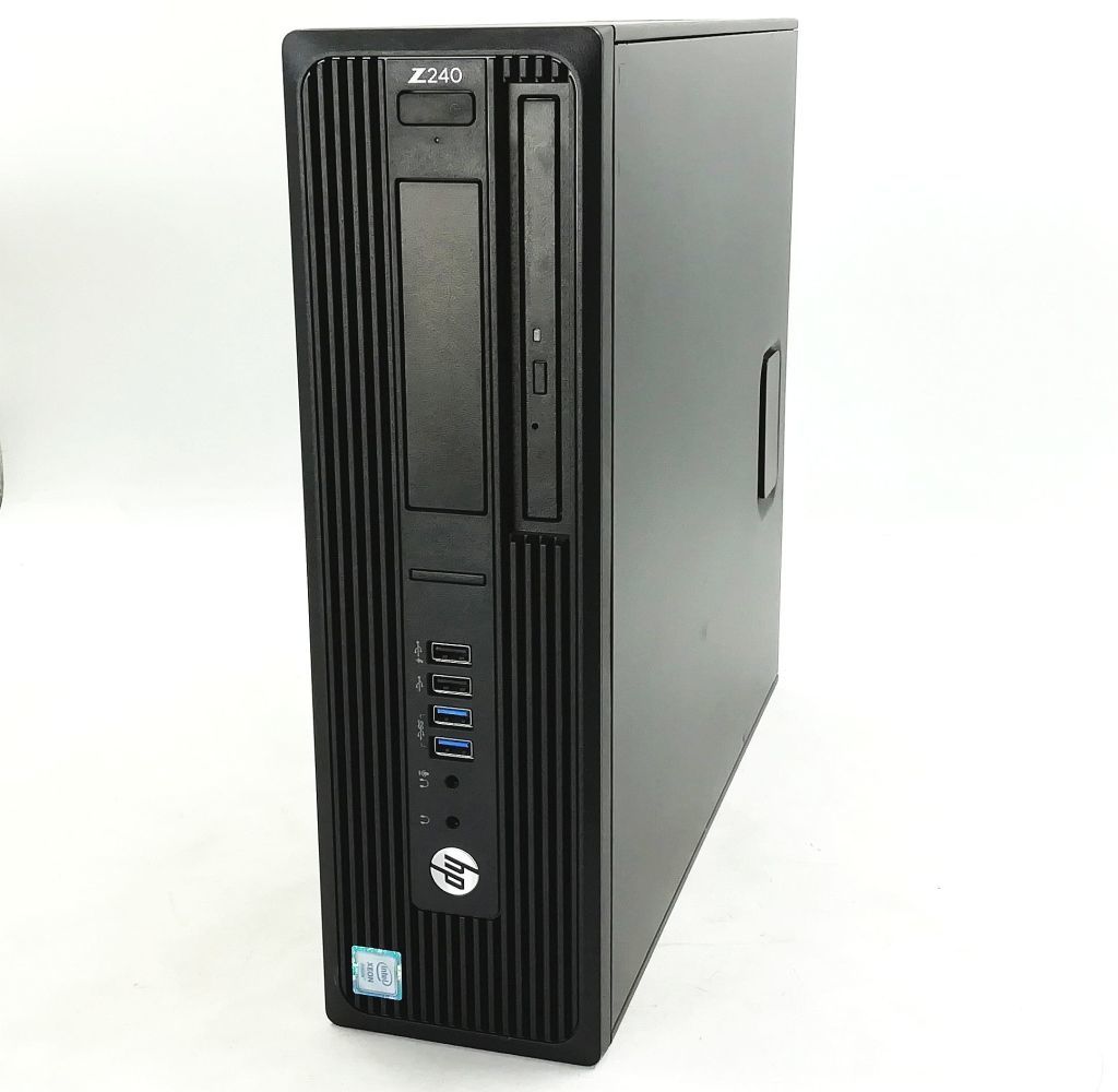 【nVIDIA Quadro P600】HP Z240 SFF Workstation Xeon E3 1230 v5 メモリ16GB SSD256GB HDD1TB Windows 10 Pro 64bit 即納【H23082816】の画像1