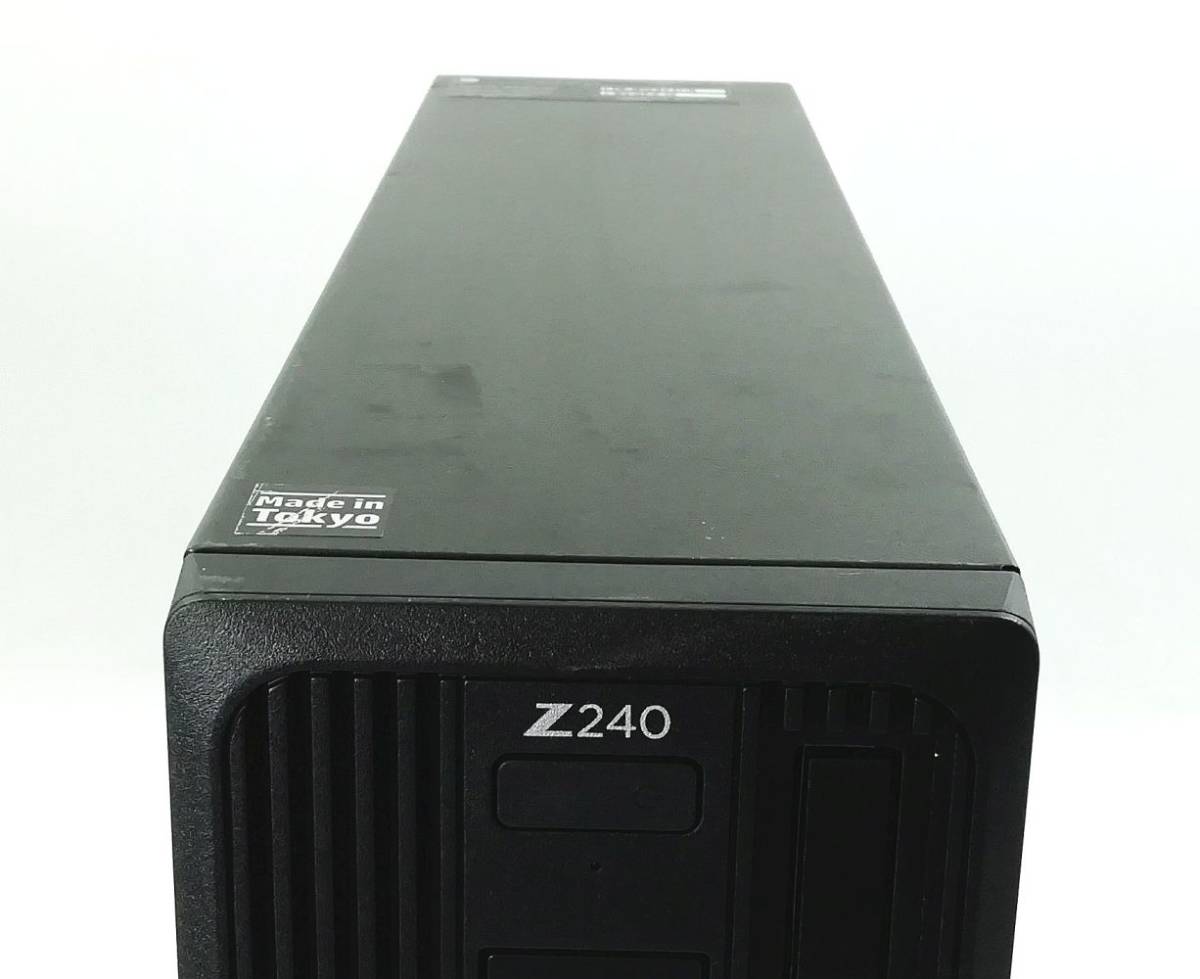 【nVIDIA Quadro P600】HP Z240 SFF Workstation Xeon E3 1230 v5 メモリ16GB SSD256GB HDD1TB Windows 10 Pro 64bit 即納【H23082816】の画像3