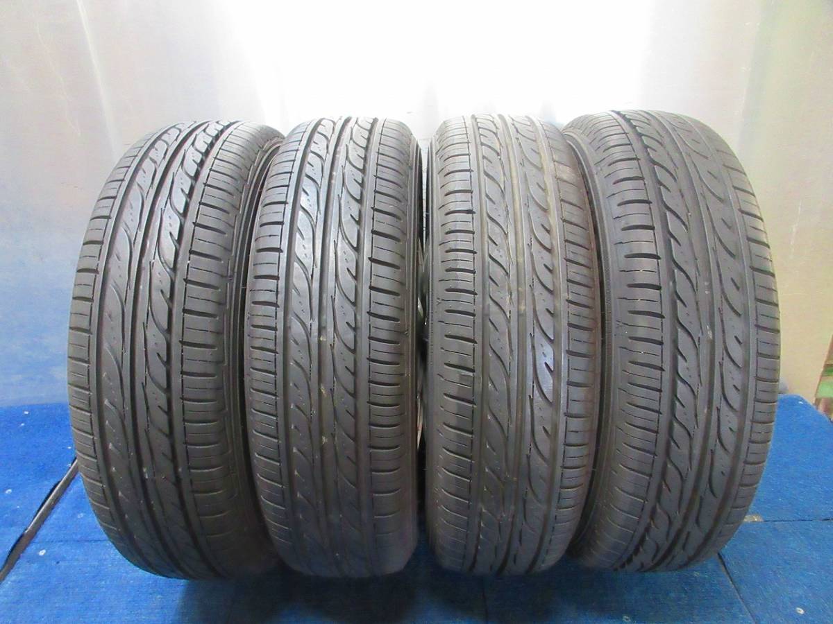 ★9分山★20年製★ ダンロップDIGI-TYRE EC202 155/65R13 社外ホイール 13×4J +45 4H-100 4本セット 軽自動車等 D1378の画像2