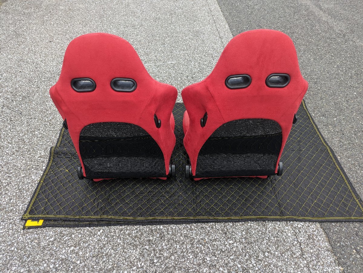  Recaro seat RECARO SR-5 SR5 Rafale red carbon style two legs set super-beauty goods out of print commodity hard-to-find rare DC2 DB8 FD2 EP3 CL7 FN2 CL1 DC5