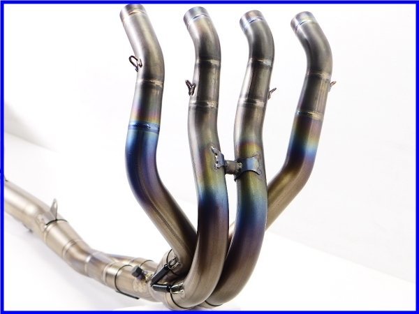 ★ 【M4】良品♪ZZR1400('08～’11) AKRAPOVIC フルチタンマフラー♪カーボンエンド♪アクラポビッチ♪の画像3