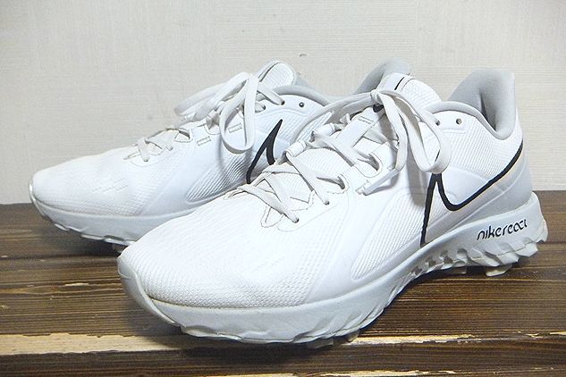 NIKE(ナイキ).ソフトスパイクゴルフシューズ白26.5(CT6621-105/React