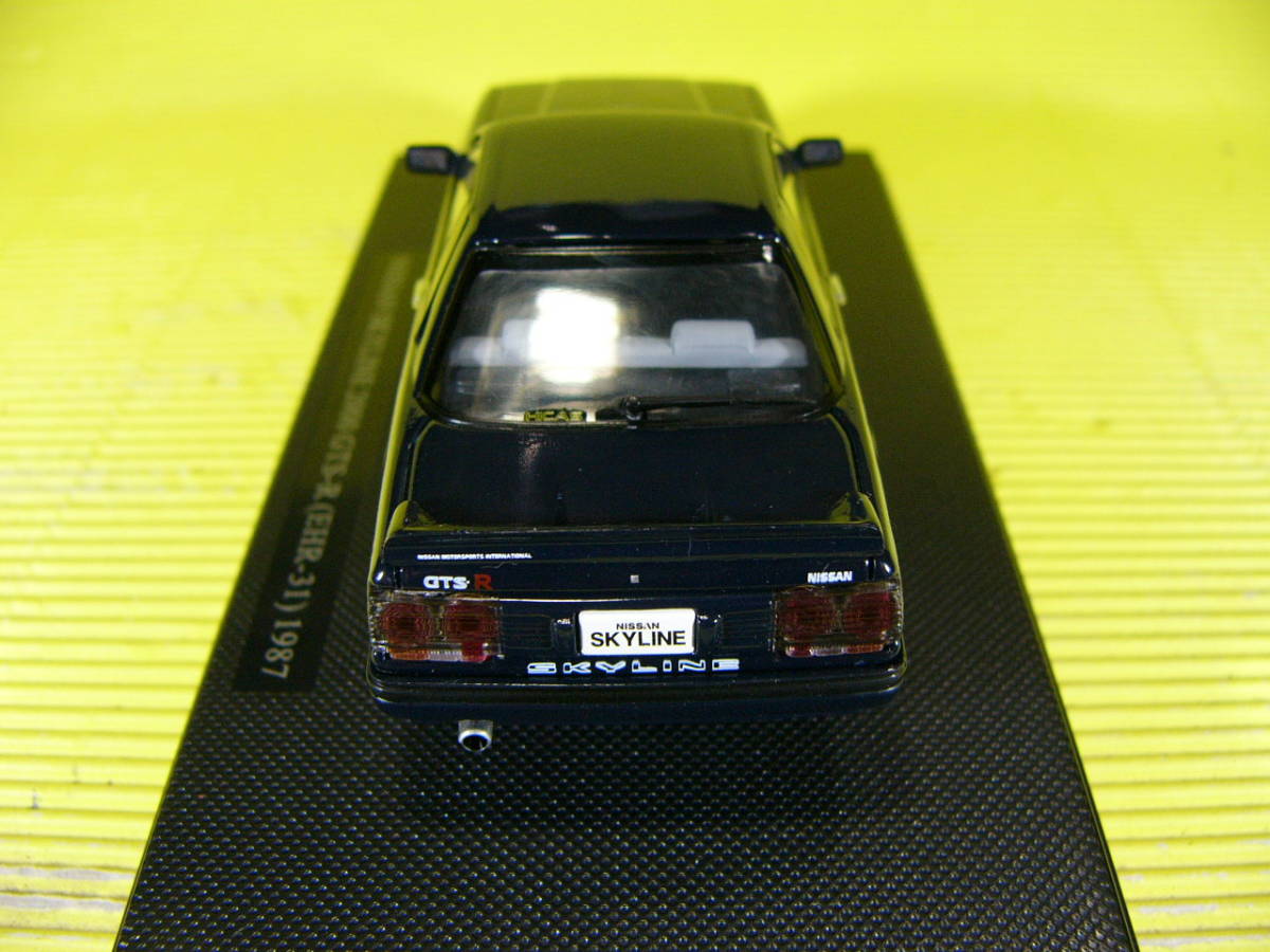 エブロ 1/43 日産 スカイライン GTS-R (HR31) 1987 濃紺 (最安送料レタパ520円)_画像7