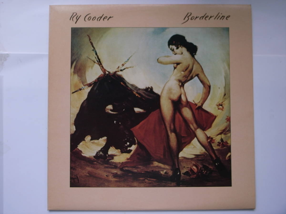 LPレコード　ライ・クーダー/ボーダーライン　RY COODER / BORDERLINE_画像1