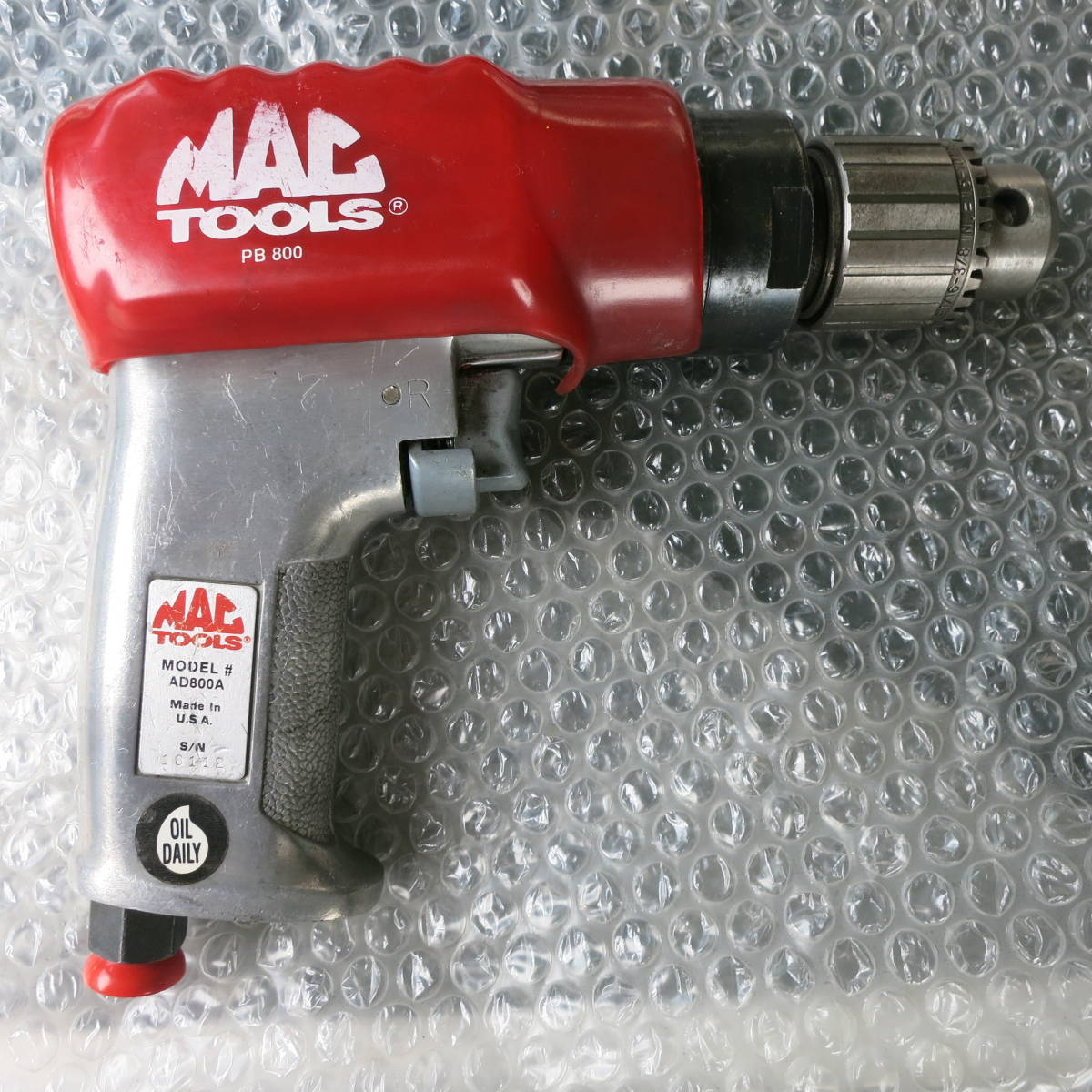 海外 正規品】 MAC TOOLSエアードリル AD800A エアーインパクトレンチ