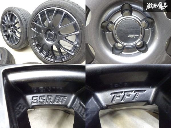 ●SSR GTV04 18インチ 7.5J +40 PCD 100 5H ダンロップ SP SPORT MAXX 050 レガシィ インプレッサ フォレスター BRZ 86 プリウス 棚T-6_画像6