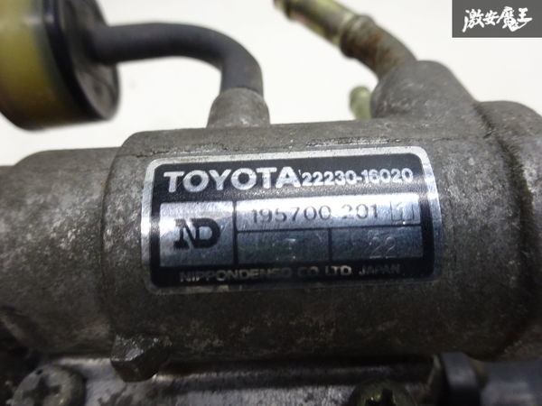 【保証付】 トヨタ 純正 AE86 レビン トレノ 4AG 4A-G スロットルボディ 2 22230-16020 2230-16020 実働車外し スロポジ付 即納 棚5-1_画像7