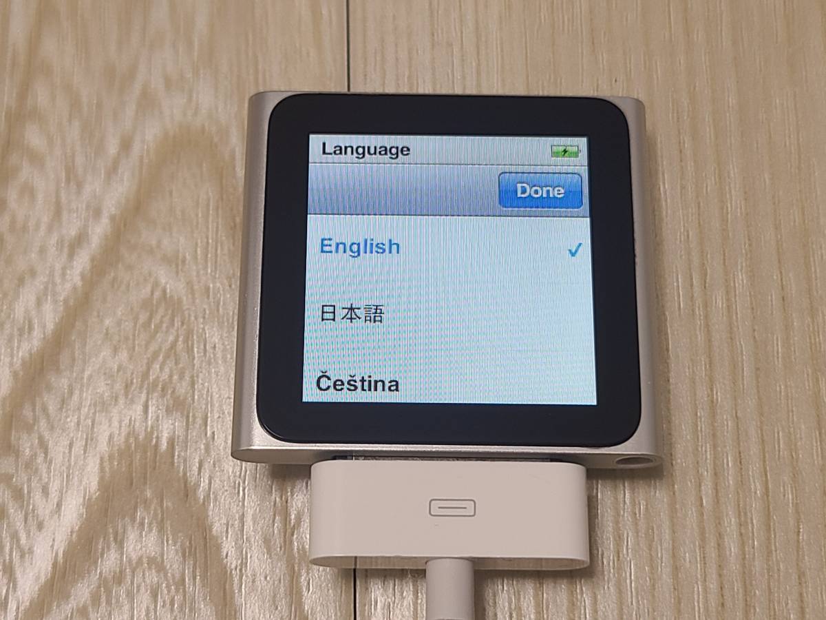 iPod nano (第 6 世代)、8GB、シルバー_画像3