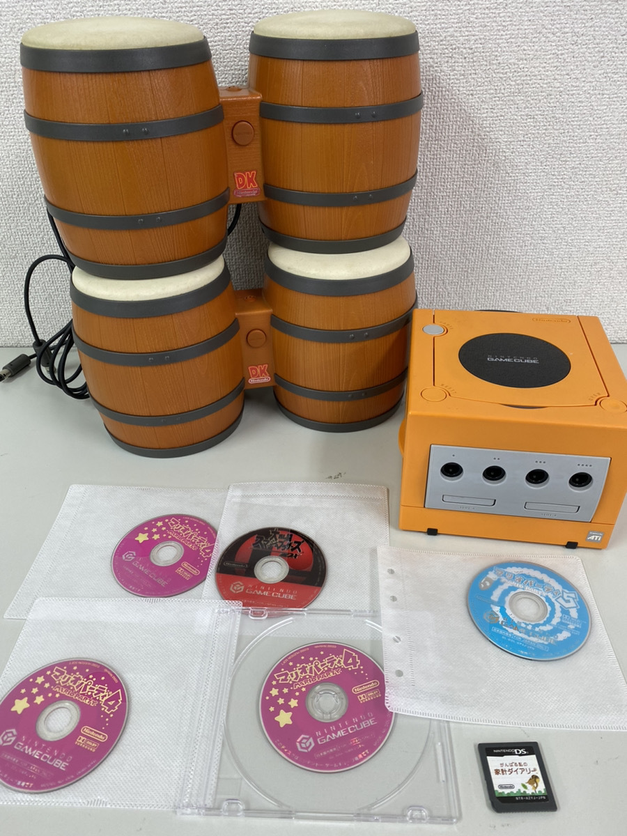 GC】まとめ売り!オレンジ本体 ゲームキューブソフト DSソフト