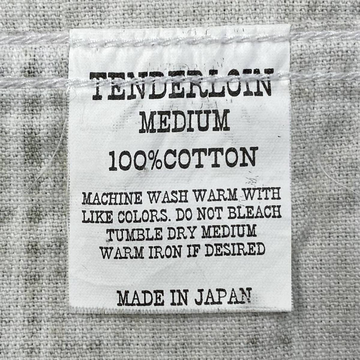 ★美品★ TENDERLOIN テンダーロイン 06AW T-FLANNEL CHECK SHT 長袖 オープンカラー ワーク オンブレ チェック シャツ ネルシャツ M_画像5